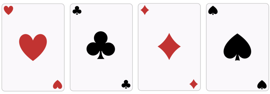 Jouer au Rami - couleurs de cartes